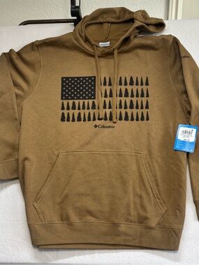Columbia Trek Graphic Hoodie Men’s XL NWT – Tree Flag Graphic